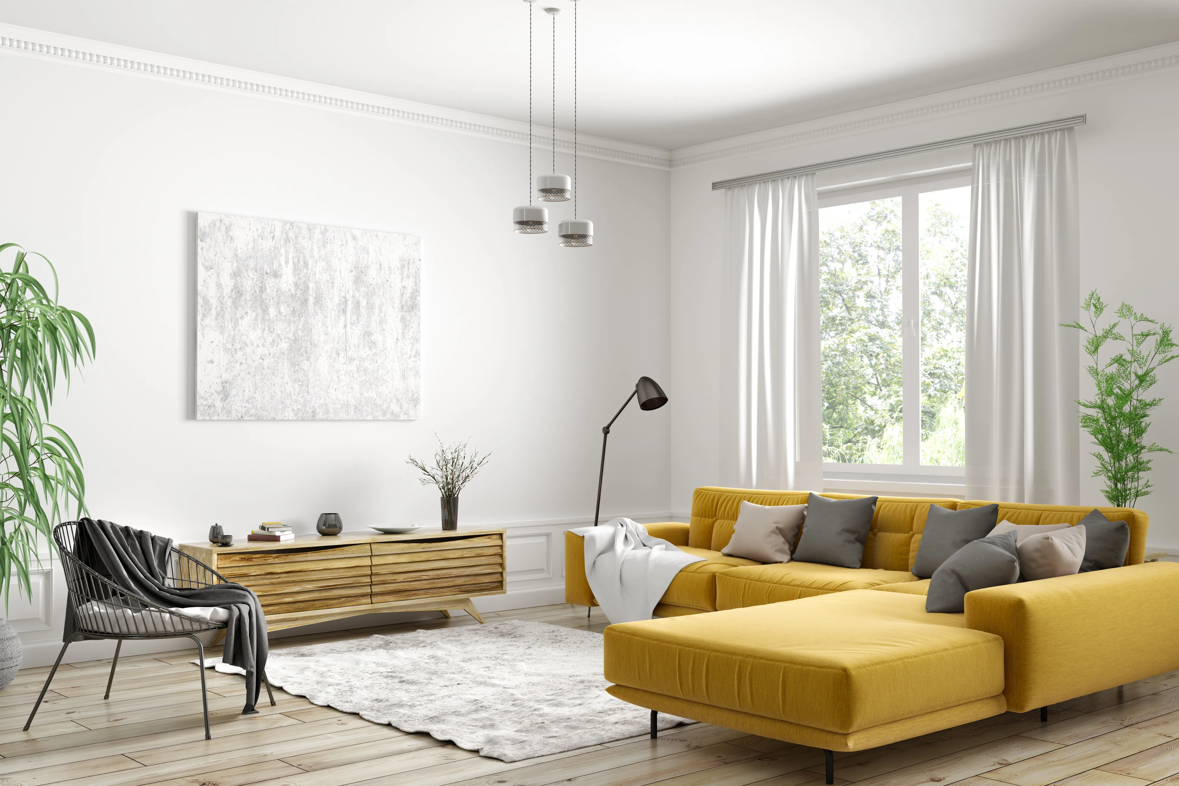 Bright remodeled living space in Los Angeles used as a client testimonials background