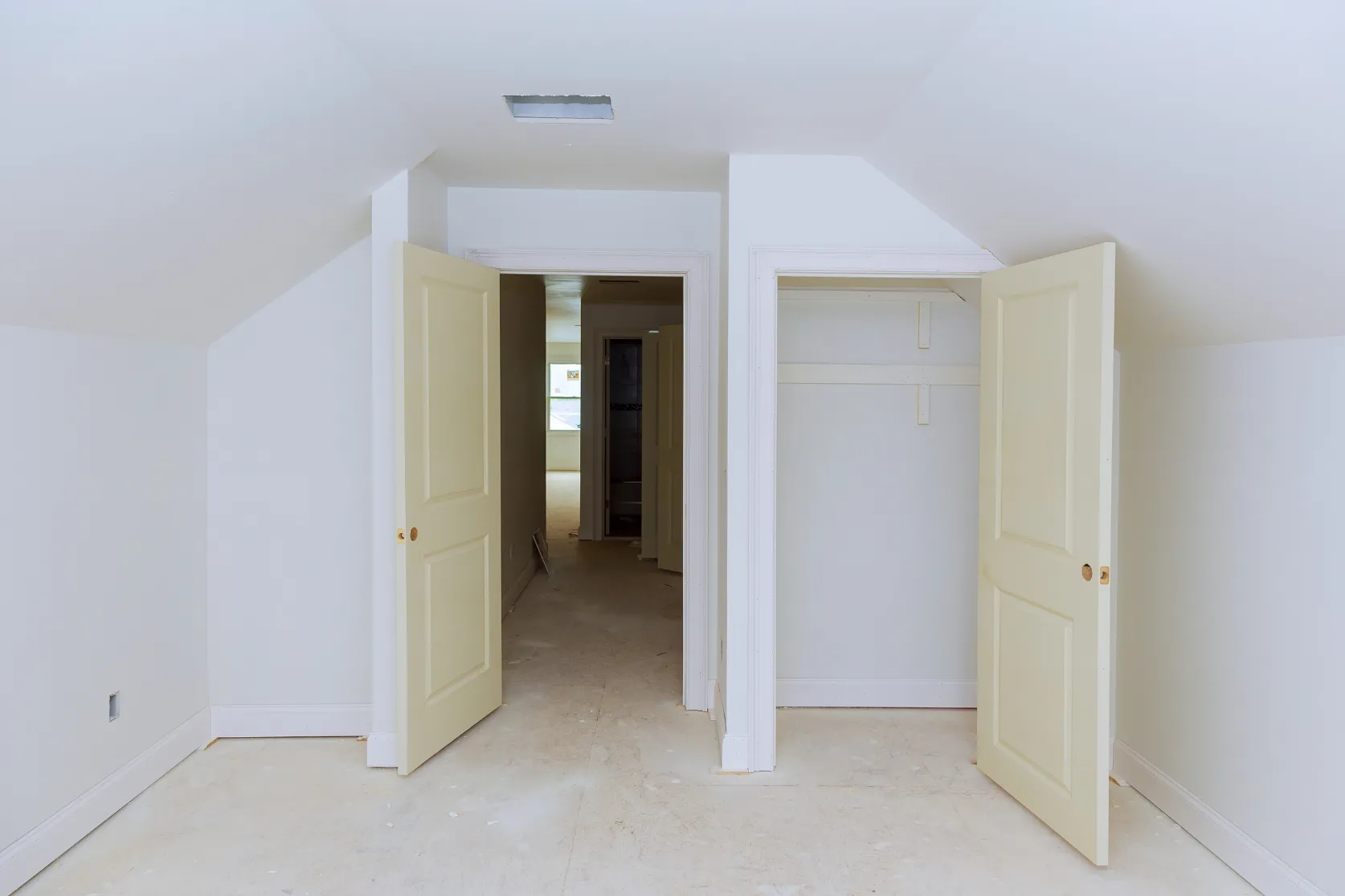 Los Angeles full home remodeling project with bedroom and hallway finish preparation, doorway updates, drywall work, and interior upgrades